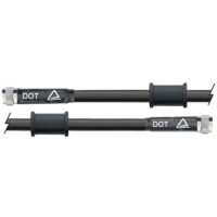 TUBO HIDRAULICO METALICO 1150MM PRETO/CROMO VENHILL