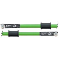 TUBO METALICO VENHILL 1175MM VERDE C/PORCAS CROMADAS